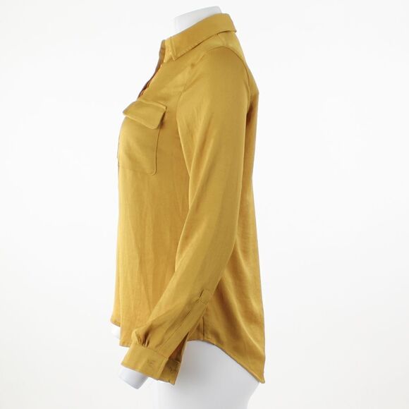 Jones New York  Button Up Blouse in Raw Honey - Picture 4 of 5